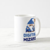 Digital-Zauberer Kaffeetasse (VorderseiteRechts)