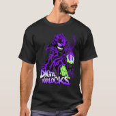 Digital-Zauberer-lila Zauberer - grundlegendes T-Shirt (Vorderseite)