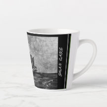 Digital zeichnend Swan Lake LS Latte Tasse