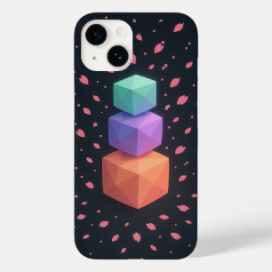 Digital Zen Garden - Futuristic Calm iPhone Case