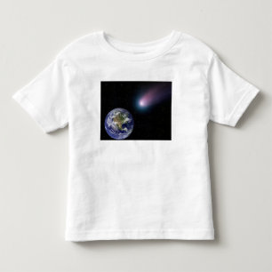 Digital-Zusammensetzung einer Kometenüberschrift Kleinkind T-shirt