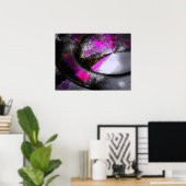 Digitaldruck für Abstraktes Poster (Heimbüro)