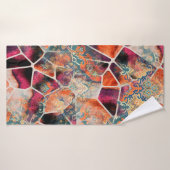 Digitaldruck Textil-Muster Tapete farbig Badehandtuch (Badehandtuch)