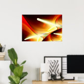 Digitale Abstrakte Drucke - Computergrafik-Plakate (Heimbüro)