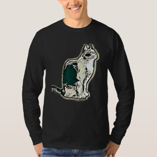 Digitale abstrakte Katze 16 T-Shirt
