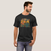 Digitale abstrakte Katze 58 T-Shirt (Vorne ganz)