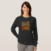 Digitale abstrakte Katze 60 T-Shirt (Vorne ganz)