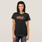 Digitale abstrakte Katze 75 T-Shirt (Vorne ganz)