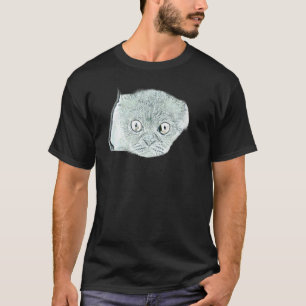 Digitale abstrakte Katze 83 T-Shirt