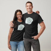 Digitale abstrakte Katze 83 T-Shirt (Unisex)