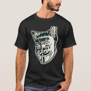 Digitale abstrakte Katze Malerei 33 T-Shirt