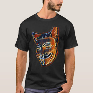 Digitale abstrakte Katze Malerei 51 T-Shirt