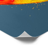 Digitale Abstrakte Kunst Poster (Ecke)