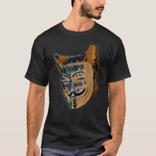 Digitale abstrakte Malerei einer Katze T-Shirt