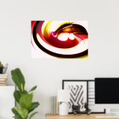 Digitale Abstrakte Schaltkreise für Computermalere Poster (Heimbüro)