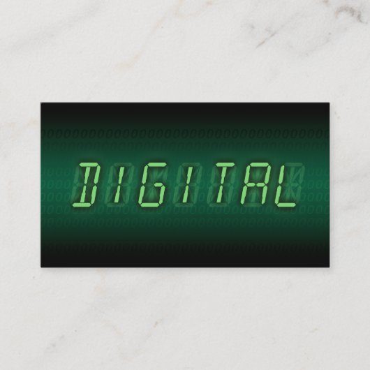 digitale Anzeige Visitenkarte (Vorderseite)