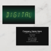 digitale Anzeige Visitenkarte (Vorne/Hinten)