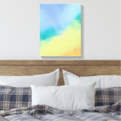 Digitale Aquarellmalerei Leinwanddruck (Insitu (Schlafzimmer))