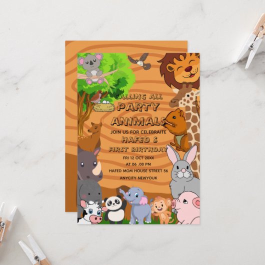 Digitale Bearbeitbare Aufforderung zur Einladung a (Vorderseite/Rückseite Beispiel)