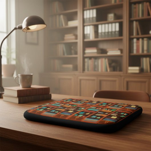 Digitale Bibliothek Laptopschutzhülle