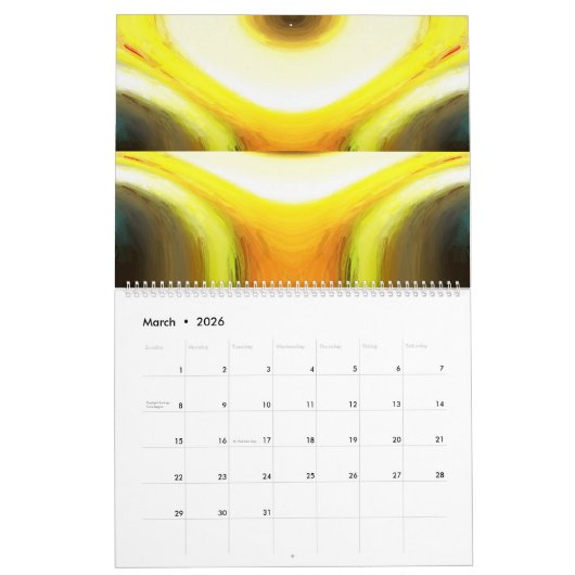 Digitale Bilder Computer Abstrakt Kalender (Mär 2026)