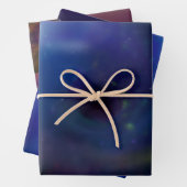 Digitale Bilder im Weltraum Geschenkpapier Set (Beispiel)