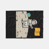 Digitale Bitcoin-Währung und Blockchain-Technologi Fleecedecke (Vorderseite (Horizontal))