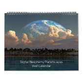 Digitale Blasphämie Planetscapes Wall Calendar Kalender (Titelbild)