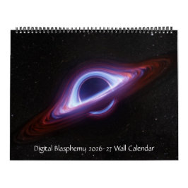 Digitale Blasphemie 2026-27 Mauerkalender (24 Mona Kalender