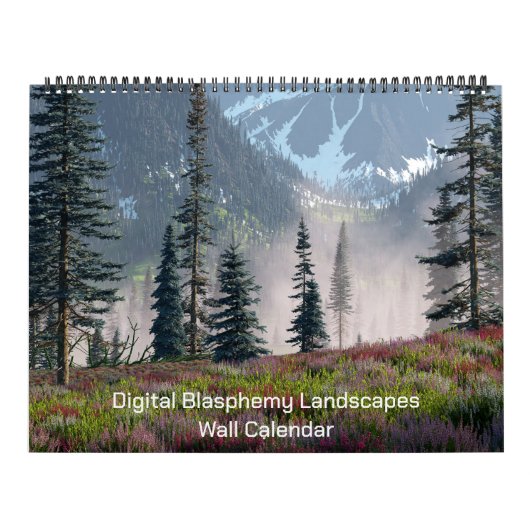 Digitale Blasphemie Landscapes Wall Calendar Kalender (Titelbild)