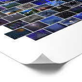 Digitale Blasphemie Spektrummosaik Poster (Ecke)