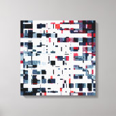 Digitale Blöcke Leinwanddruck (Vorderseite)