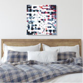 Digitale Blöcke Leinwanddruck (Insitu (Schlafzimmer))