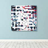 Digitale Blöcke Leinwanddruck (Insitu (Holzboden))