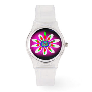 Digitale Blume Armbanduhr