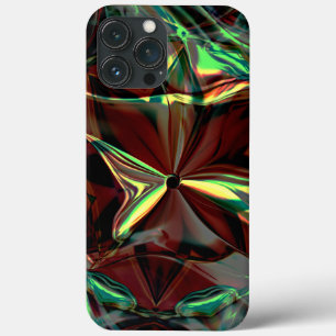 Digitale Blume mit metallischen oder kristallinen  Case-Mate iPhone Hülle