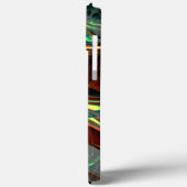 Digitale Blume mit metallischen oder kristallinen Case-Mate iPhone Hülle (Rückseite / Links)