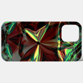 Digitale Blume mit metallischen oder kristallinen Case-Mate iPhone Hülle (Rückseite (Horizontal))