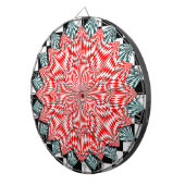 Digitale Blume von Kenneth Yoncich Dartscheibe (Vorderseite rechts)