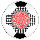 Digitale Blume von Kenneth Yoncich Fußball (Vorderseite)