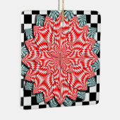 Digitale Blume von Kenneth Yoncich Keramikornament (Rechts)