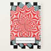 Digitale Blume von Kenneth Yoncich Planer (Rückseite)