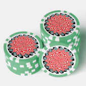 Digitale Blume von Kenneth Yoncich Pokerchips (Stapel)
