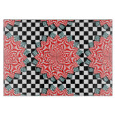 Digitale Blume von Kenneth Yoncich Schneidebrett (Vorderseite)