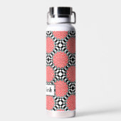 Digitale Blume von Kenneth Yoncich Trinkflasche (Rückseite)