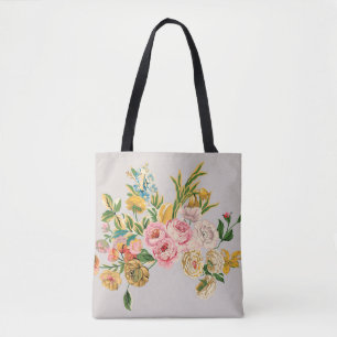 Digitale Blumen Aquarell-Illustration. Manuell ode Tasche