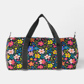 Digitale Blumenmalerei Blumenmuster Duffle Bag (Rückseite)