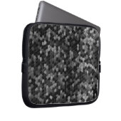 Digitale Camouflage aus gebürstetem Metall Laptopschutzhülle (Vorne Rechts)