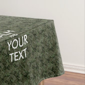 Digitale Camouflage Behalte Ruhe und Text Tischdecke (Beispiel)