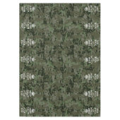 Digitale Camouflage Behalte Ruhe und Text Tischdecke (Vorderseite)